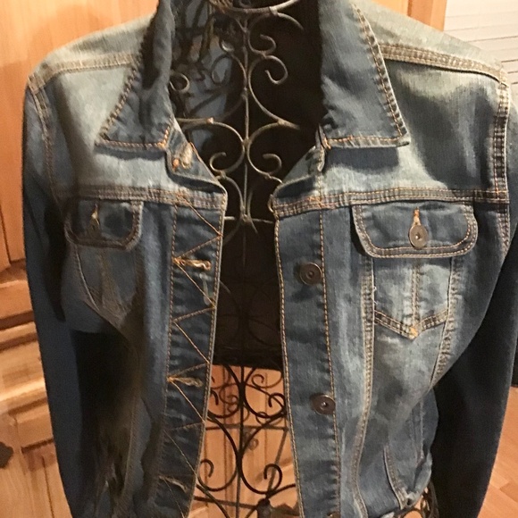 Denim Jacket - Red Camel Jr XL - Picture 2 of 4
